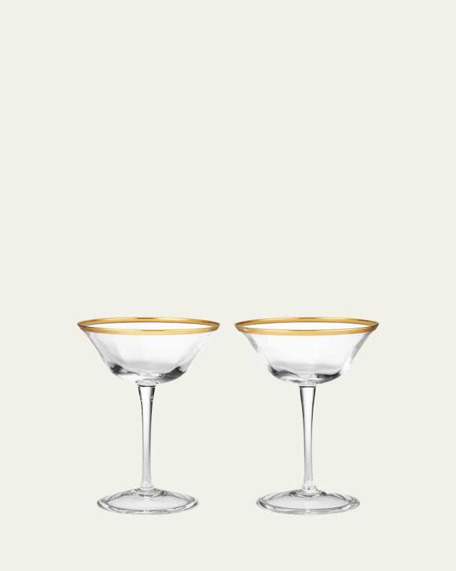 Sophia Clear Coupe Glasses